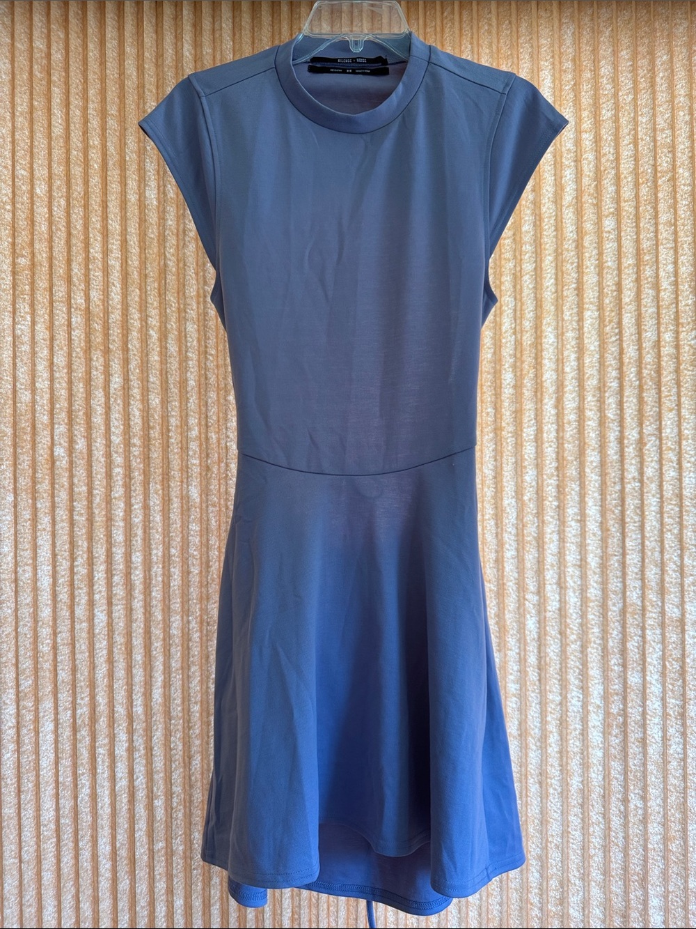 Silence + Noise Sleeveless Lavender Open Back Dress